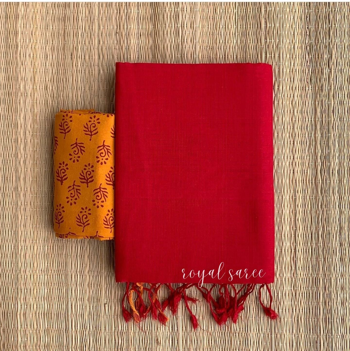 Red Color Dola Silk Saree