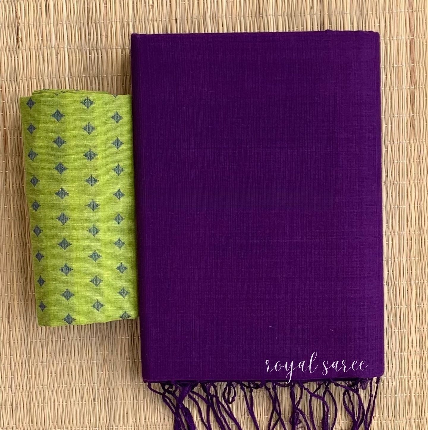 Purple Color Chanderi Saree